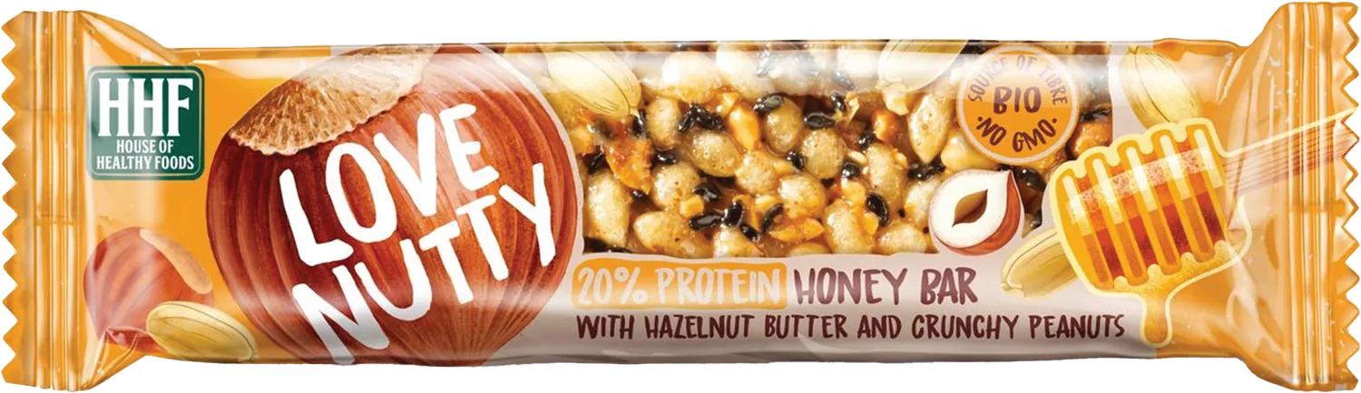 Love Nutty Protein Honey Bar packaging