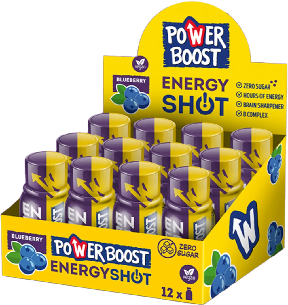 Powerboost blueberry display case
